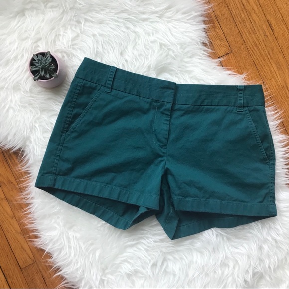 J. Crew Pants - J. Crew Chino 3” Shorts Dark Green SZ 10 EUC!